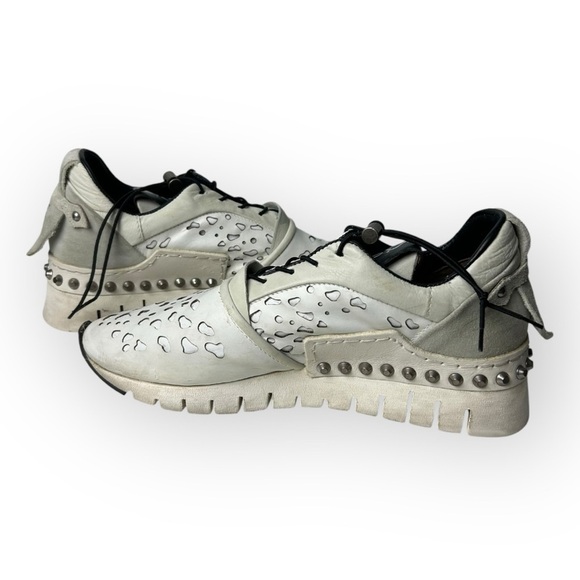 A.S. 98 Denalux Combi 10 Sneakers Bianco 39 - Picture 4 of 9